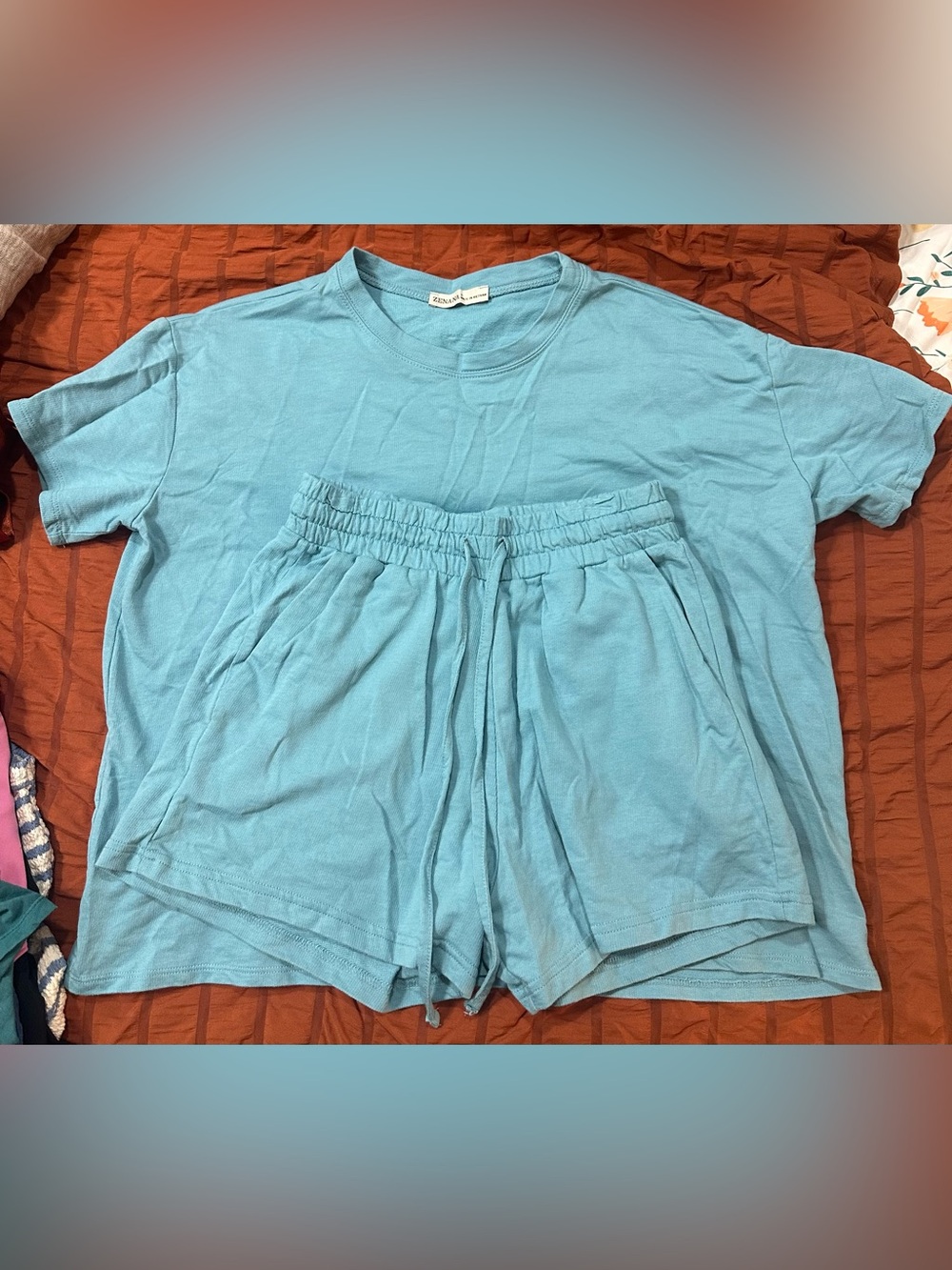 Women’s Zenana Tee & Shorts Set